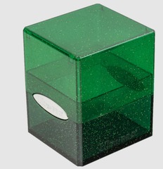 Ultra Pro Satin Cube Deck Box - Glitter Green